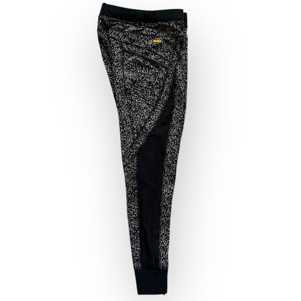 Lole Women's Black & Gray Geometric Sheer Side Activewear 7/8 Leggings Size S - Picture 13 of 13